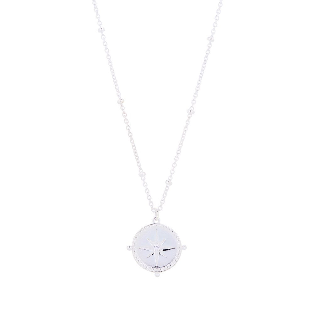 Compass of the Soul Necklace - Silver