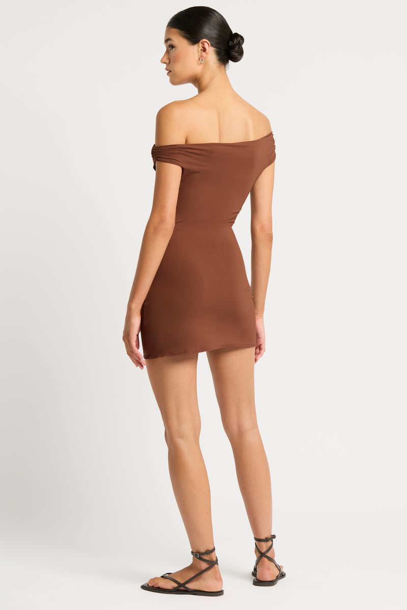Nixi Mini Dress - Arabica Bare