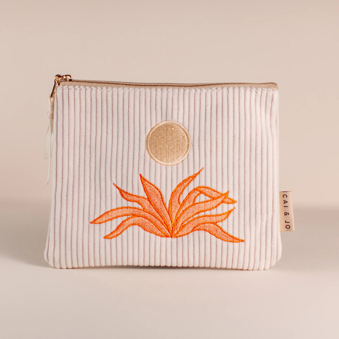 Corduroy Pouch - Pale Pink
