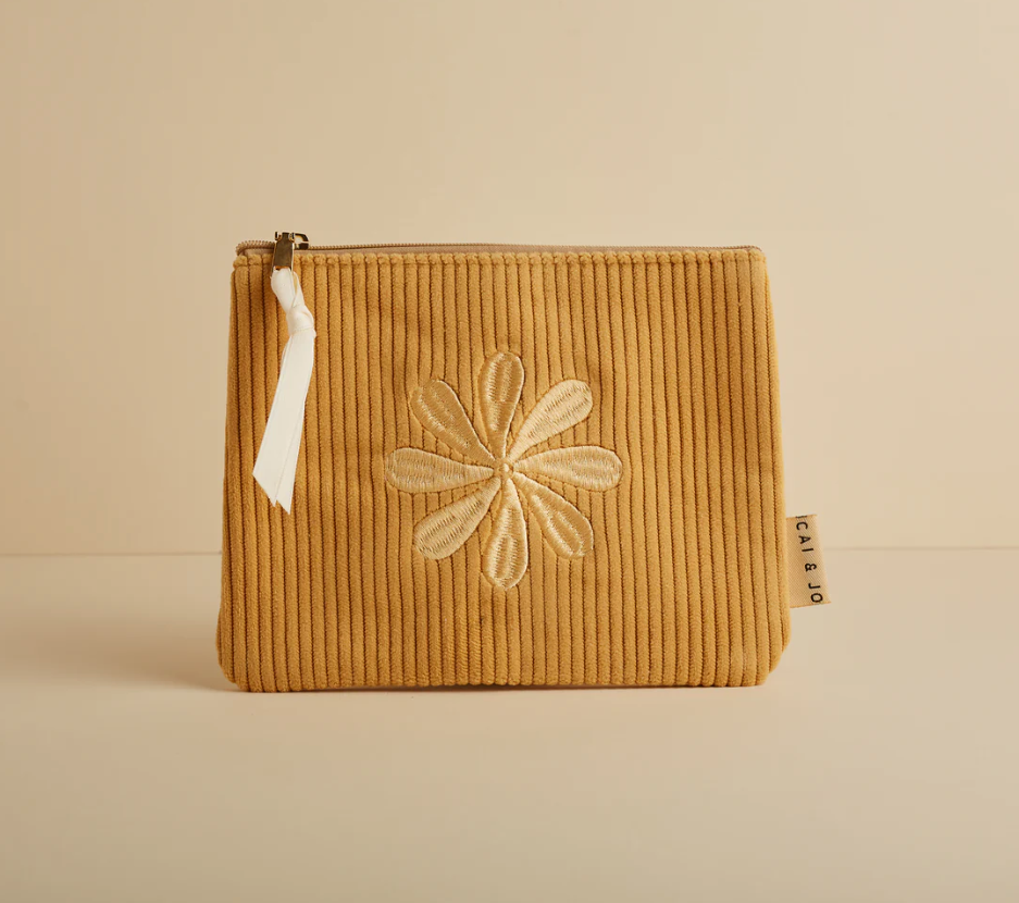 Corduroy Pouch - Marigold