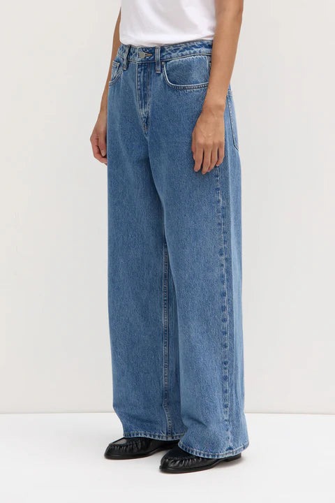 Womens Boyfriend Jean - Dark Stone