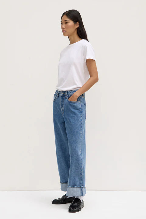 Womens Boyfriend Jean - Dark Stone