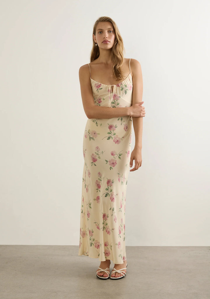 Anne Tie Slip Maxi Dress