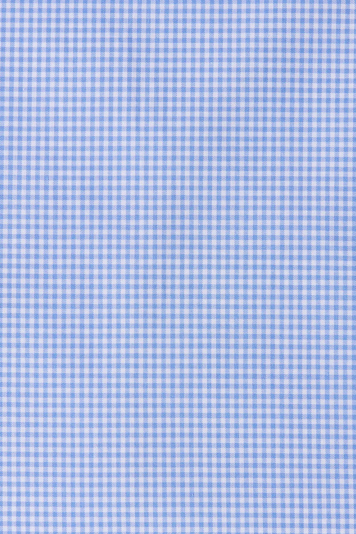 Martine Pant Micro - Gingham Soft Blue