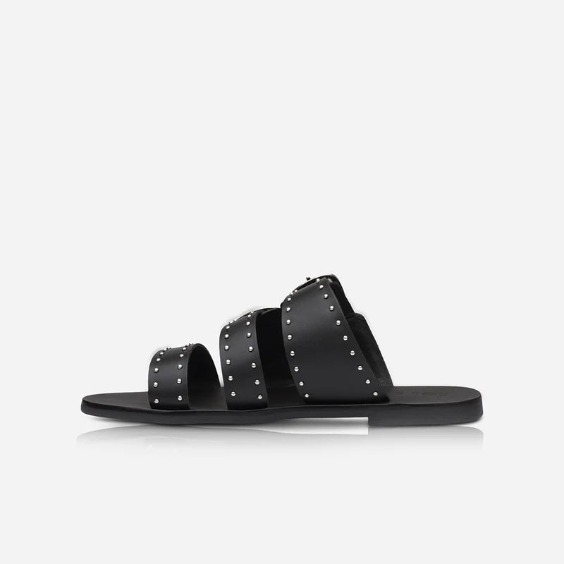 EASTWOOD STUD SLIDE OFF Black/silver