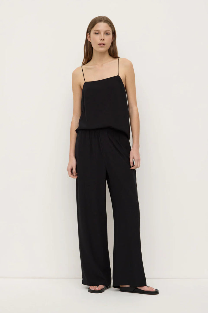 Betty Silk Pant - Black
