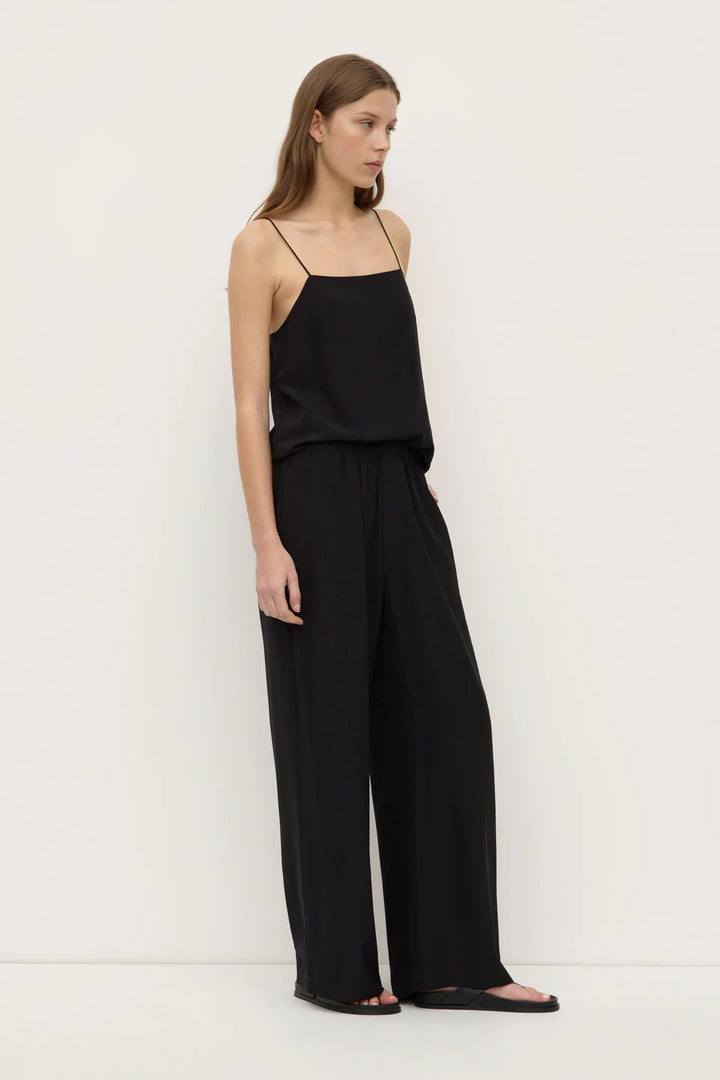 Betty Silk Pant - Black