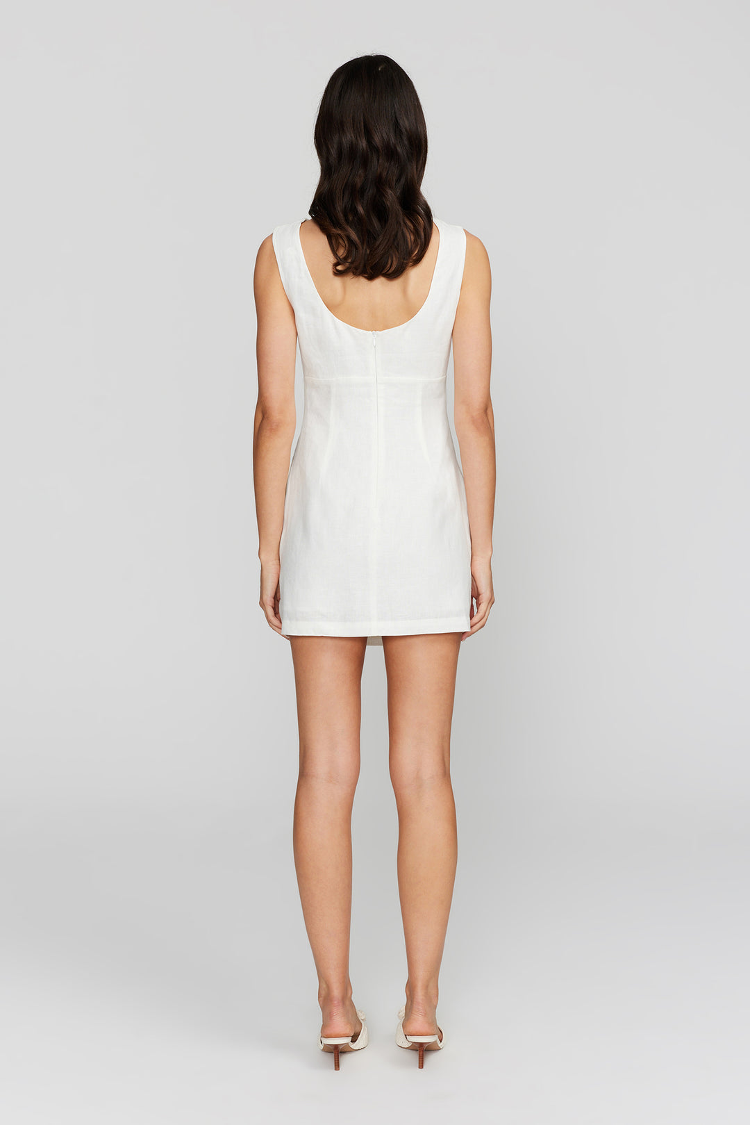 Cat Mini Dress - Ivory