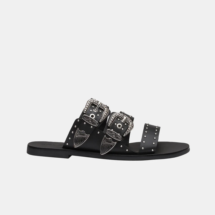 EASTWOOD STUD SLIDE OFF Black/silver