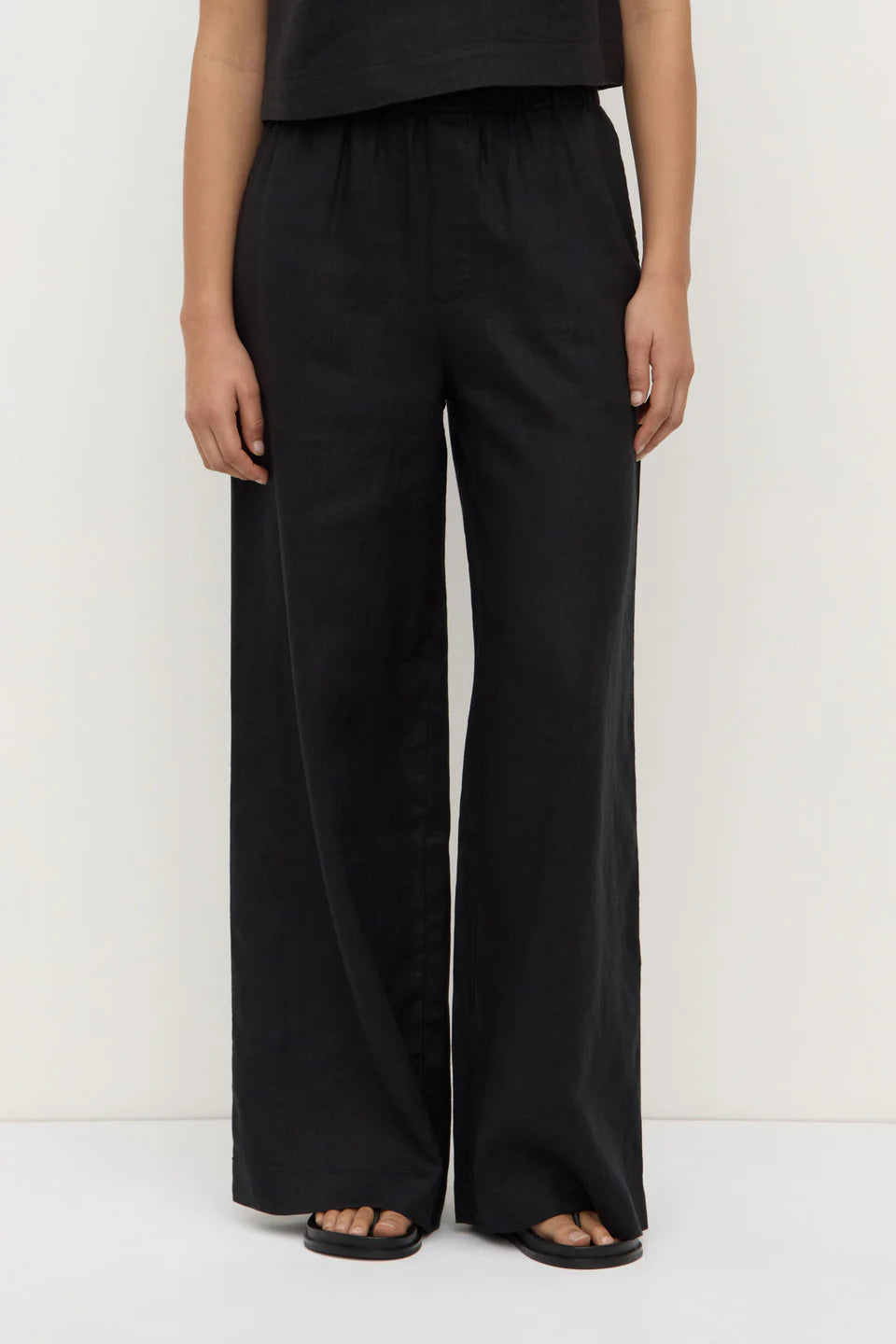 Everyday Linen pant - Black