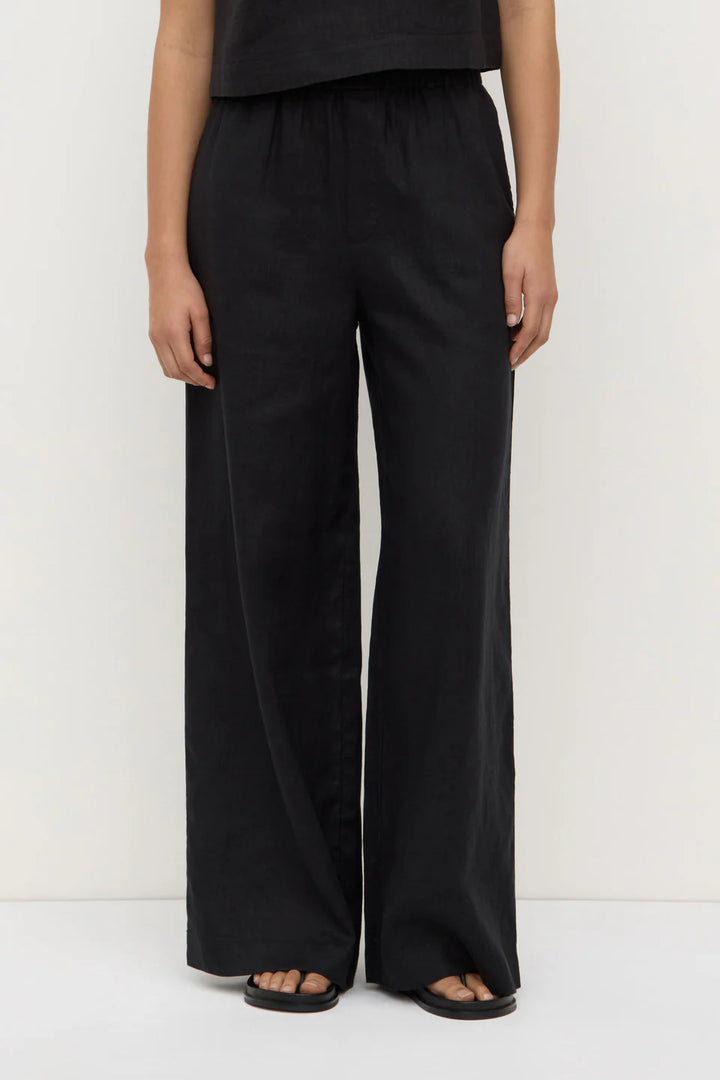 Everyday Linen pant - Black