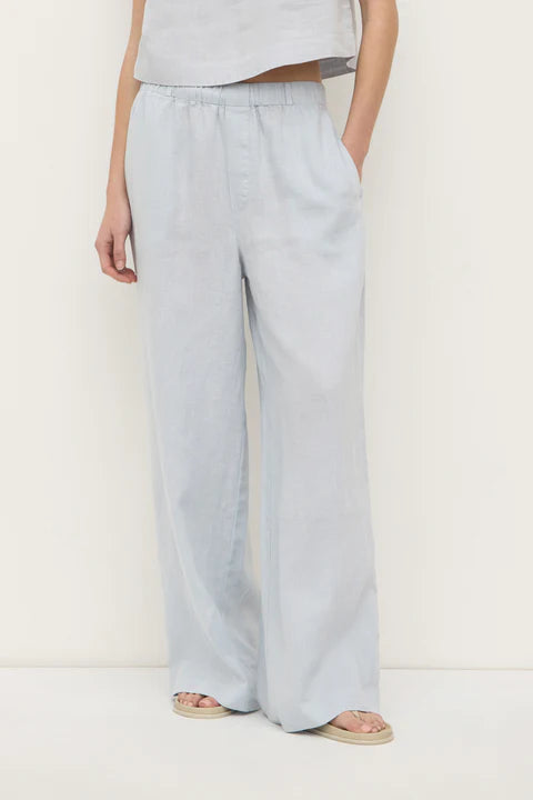 Everyday Linen Pant - Cloud