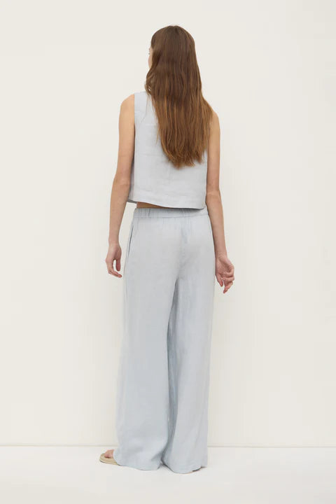 Everyday Linen Pant - Cloud