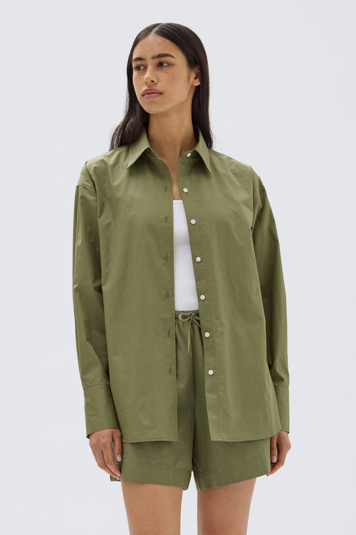 Everyday Poplin Shirt - Pandan