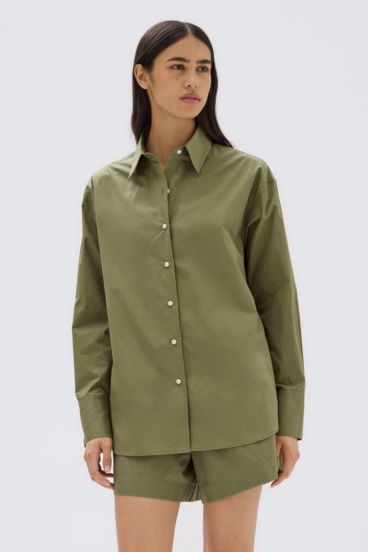 Everyday Poplin Shirt - Pandan