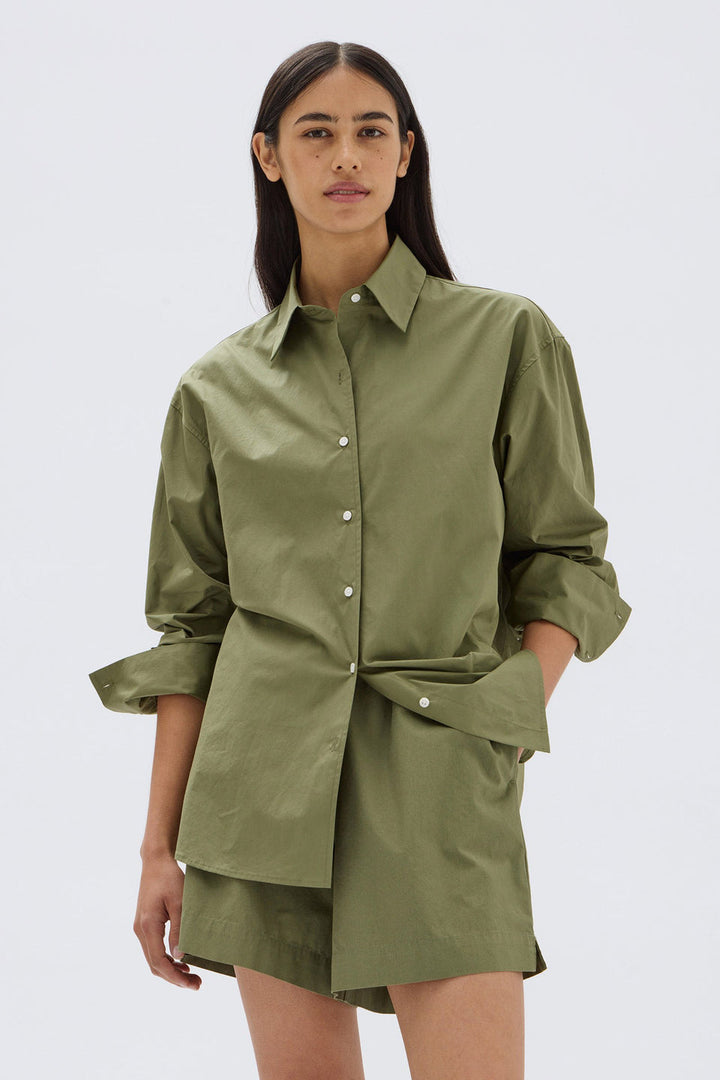 Everyday Poplin Shirt - Pandan