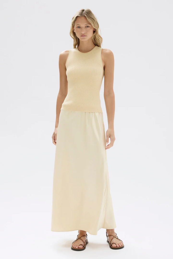 Faye Knit Tank - Pannacotta