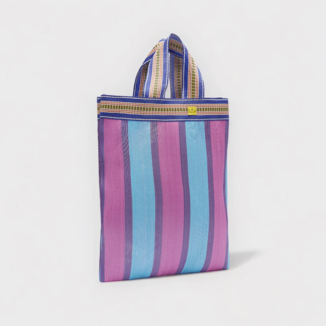 Mini Bazaar Bag - pink/blue