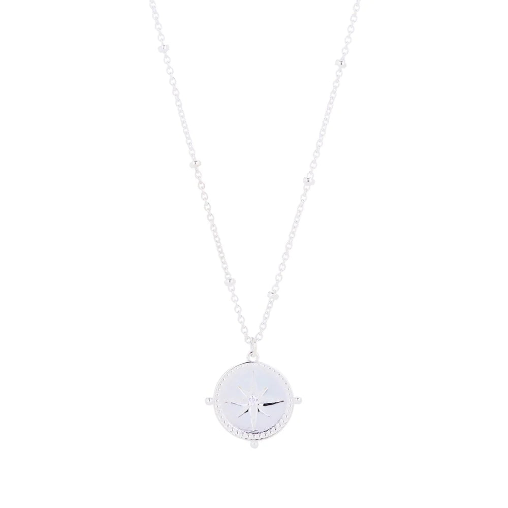 Compass of the Soul Necklace - silver