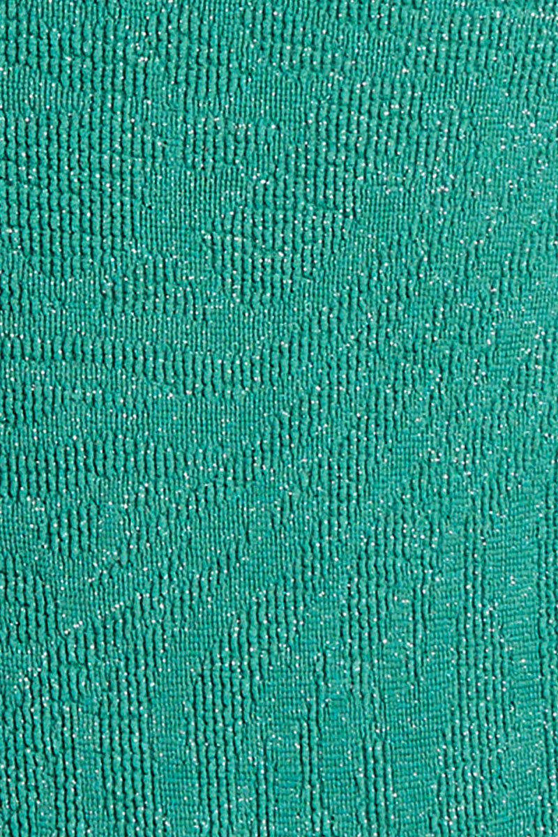 Christy Brief - Teal Lurex