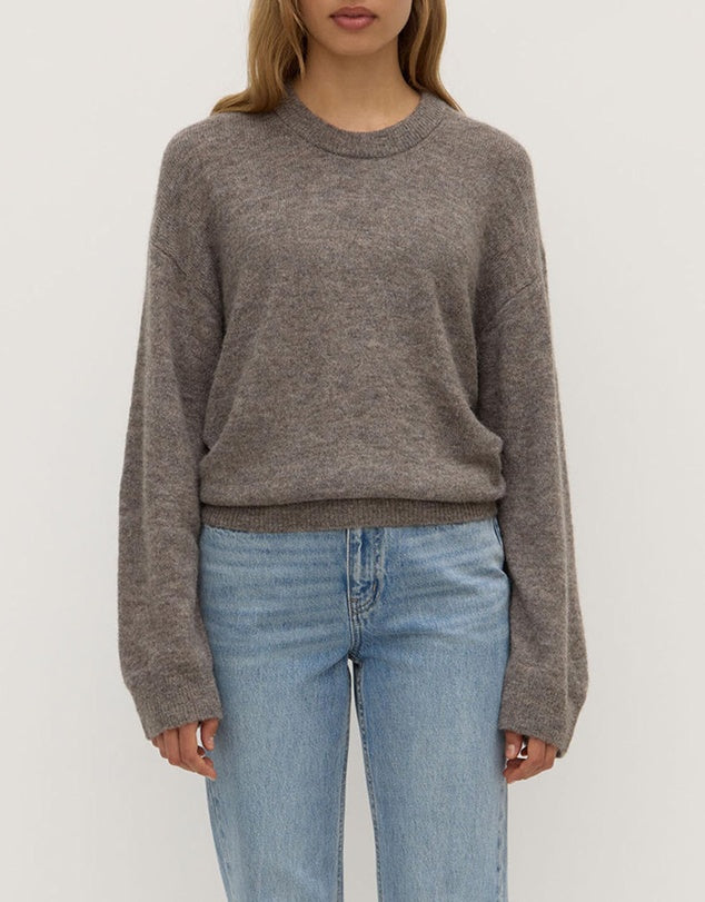 Osanna Alpaca blend knit jumper - Taupe