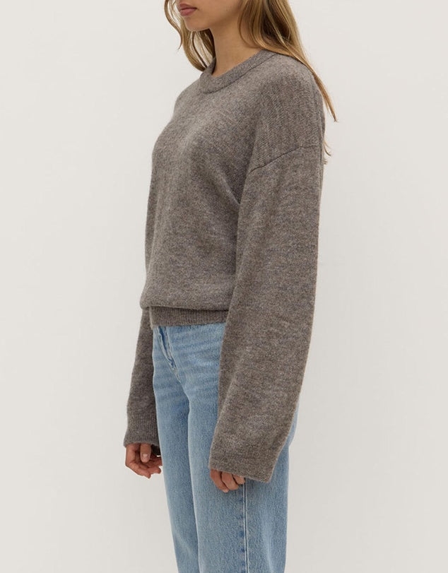 Osanna Alpaca blend knit jumper - Taupe
