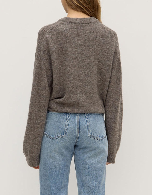 Osanna Alpaca blend knit jumper - Taupe