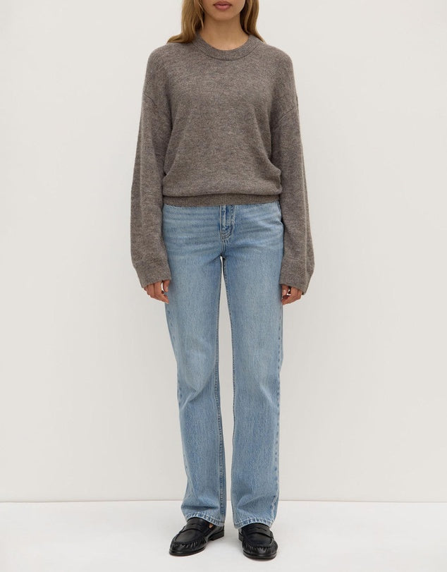 Osanna Alpaca blend knit jumper - Taupe