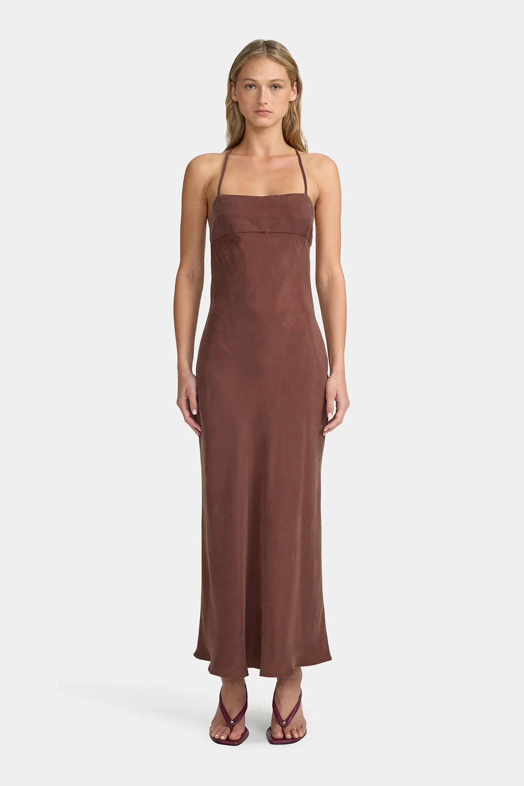 Joey Slip Dress Mocha