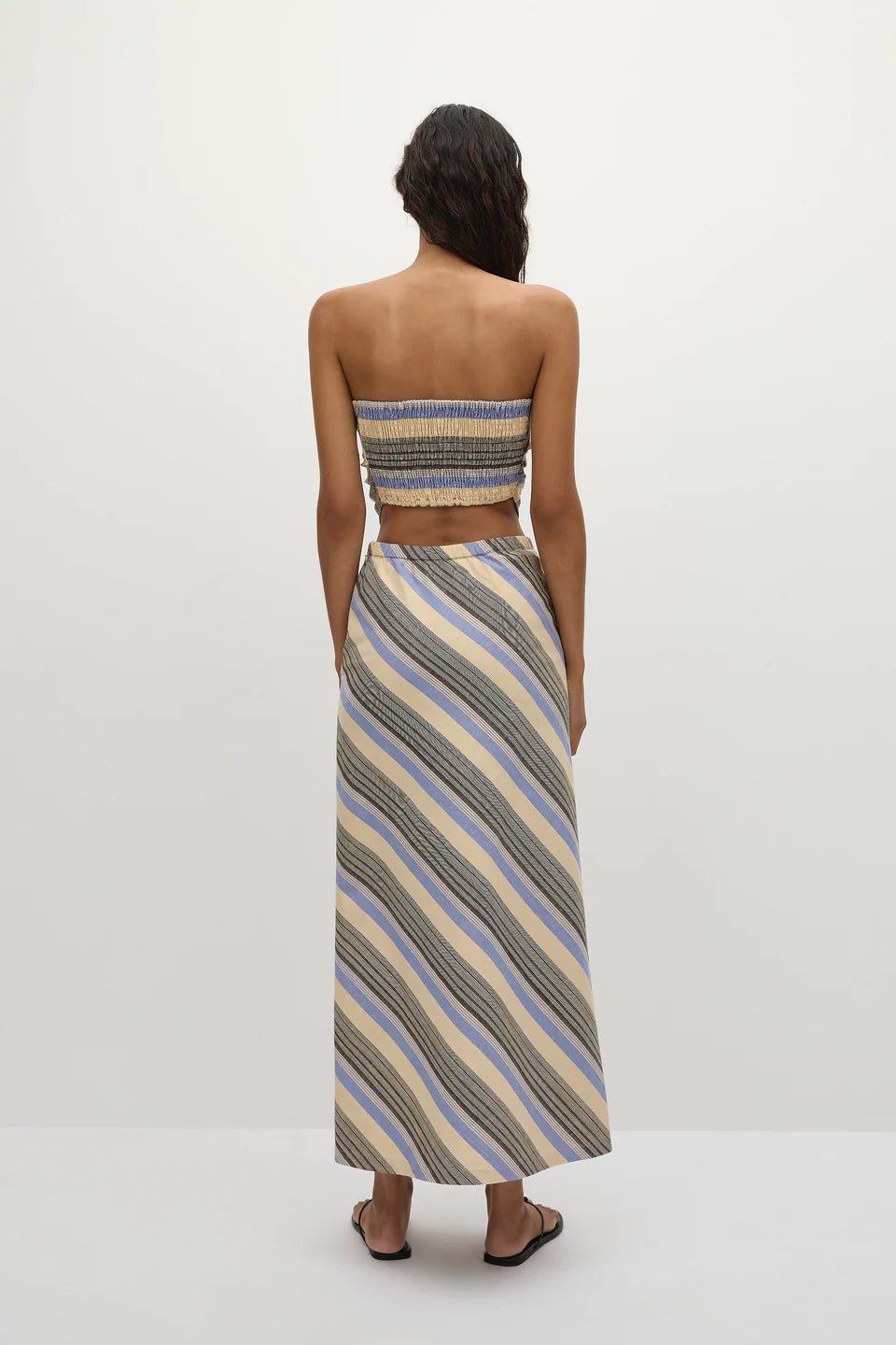 Elise Skirt - Marine Stripe