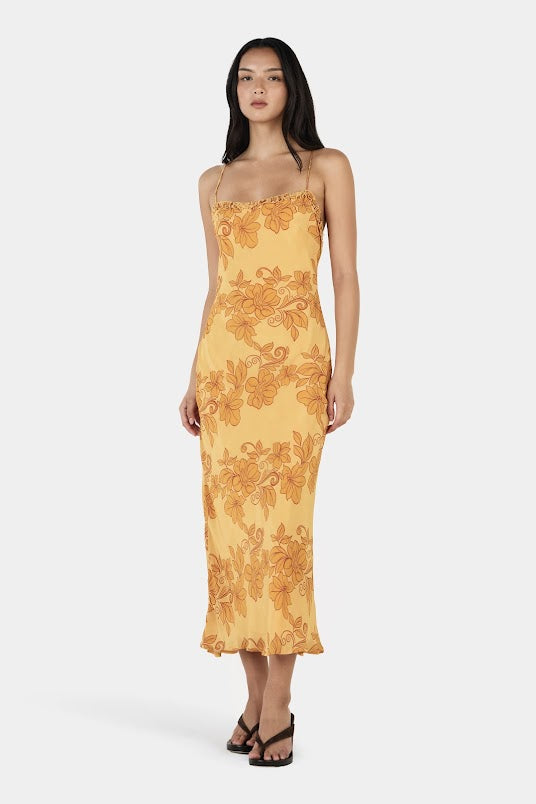 Samantha Midi Dress - Rolling Waves Mango