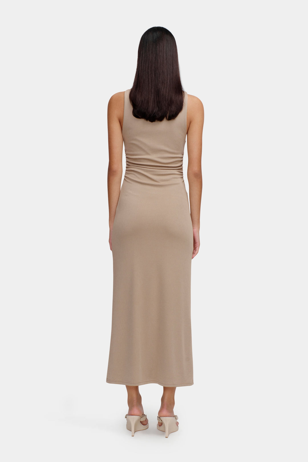 Samara Midi Dress - Porcini