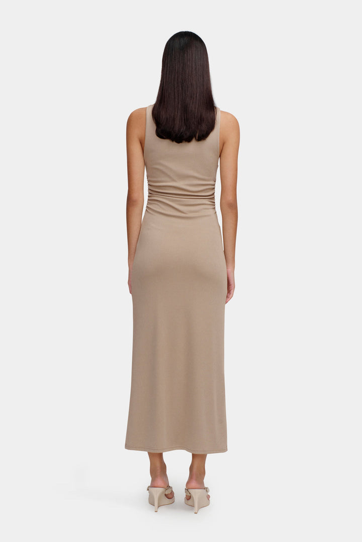 Samara Midi Dress - Porcini