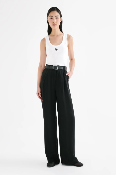 Leah Cupro Pant - Black