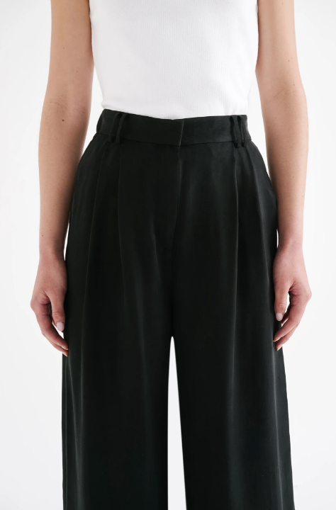 Leah Cupro Pant - Black
