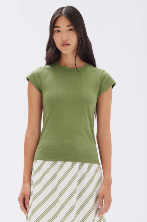 Josie Short Sleeve Tee - Pandan