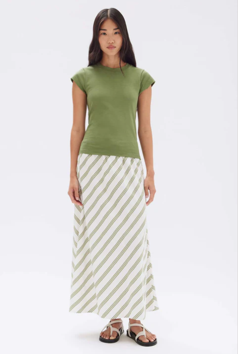 Josie Short Sleeve Tee - Pandan