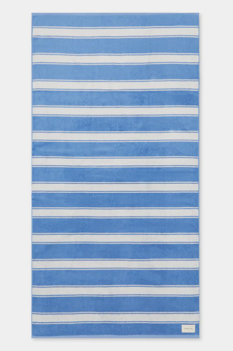 Multi Stripe Beach Towel - Bahama/Cream Stripe