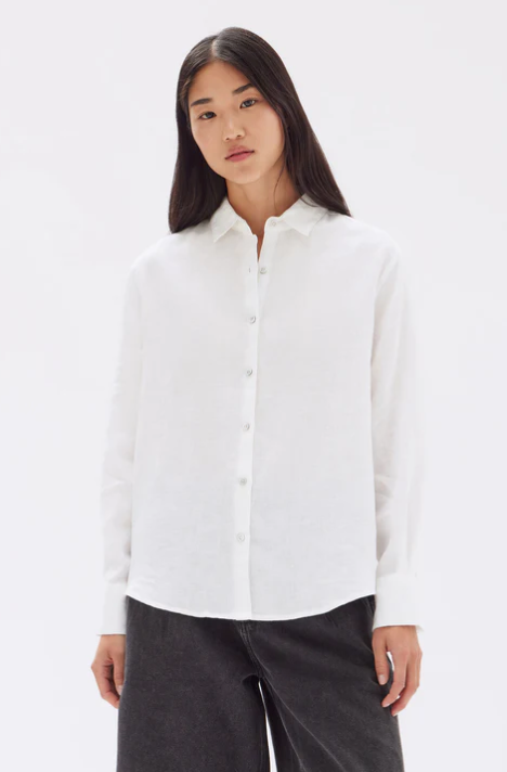 Xander Long Sleeve Shirt - White