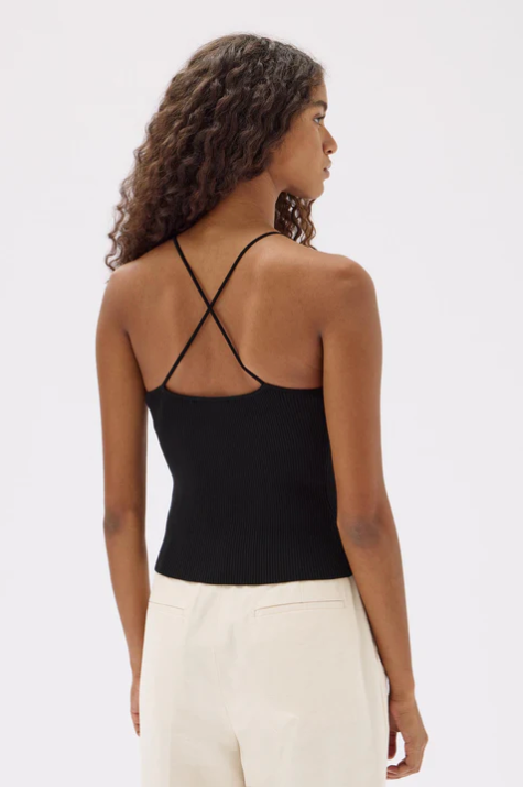 Cass Knit Top - Black