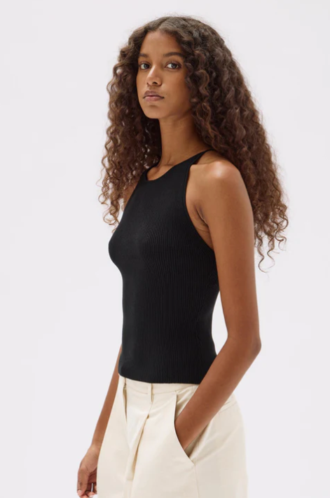 Cass Knit Top - Black