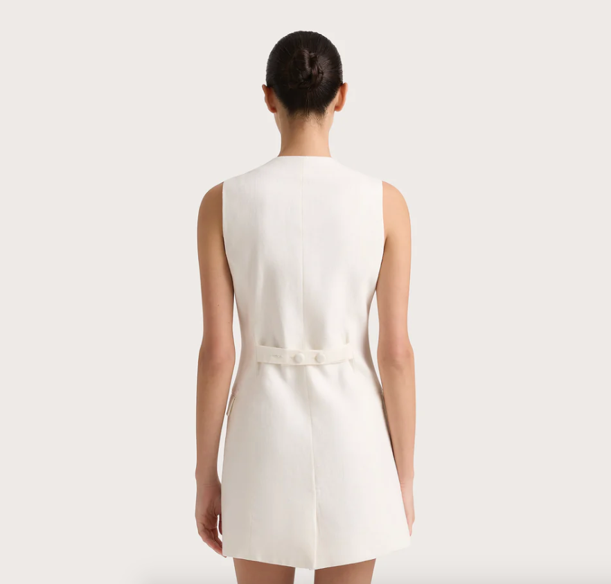 Jane Mini Dress - White