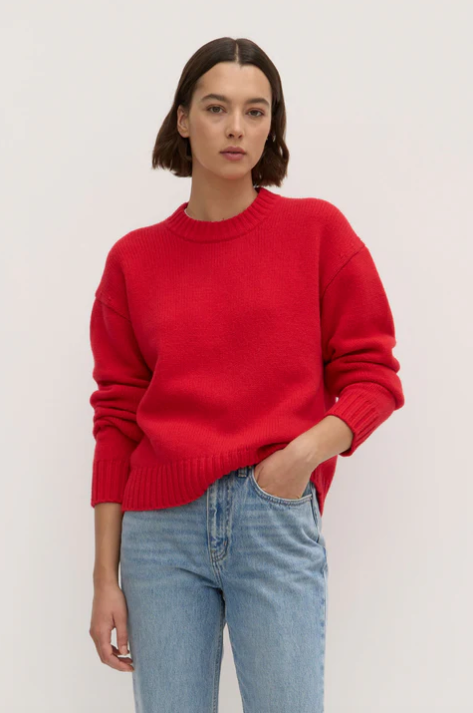 Beau Wool Merino Knit - Goji