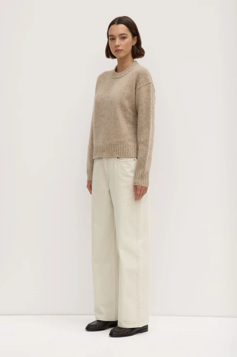 Beau Wool Merino Knit - Stone Marle