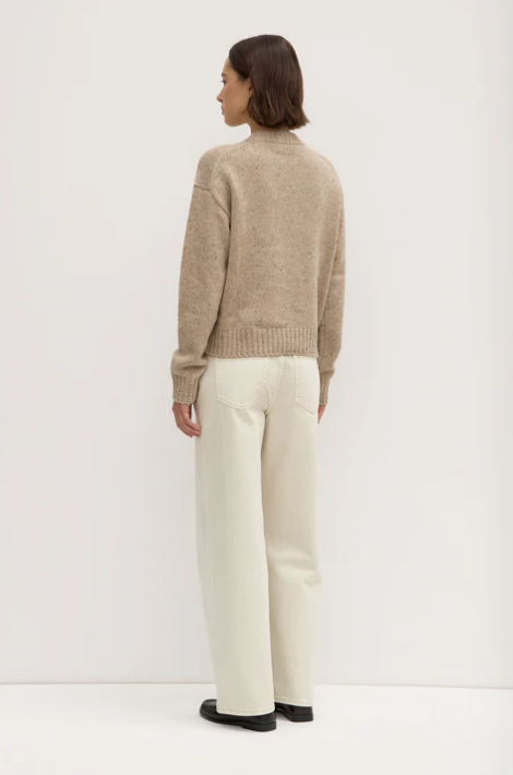 Beau Wool Merino Knit - Stone Marle