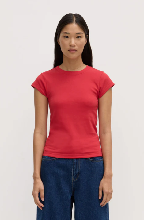 Josie Short Sleeve Tee - Goji