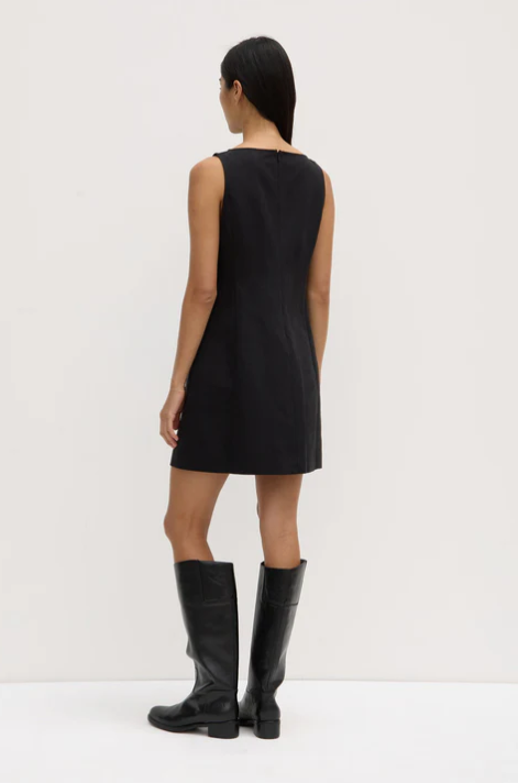 Octavia Mini Dress - Black
