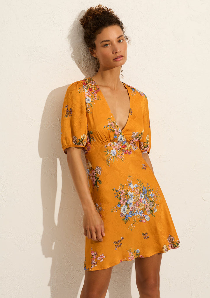 Pamela Mini Dress - Mango Amoure Flora