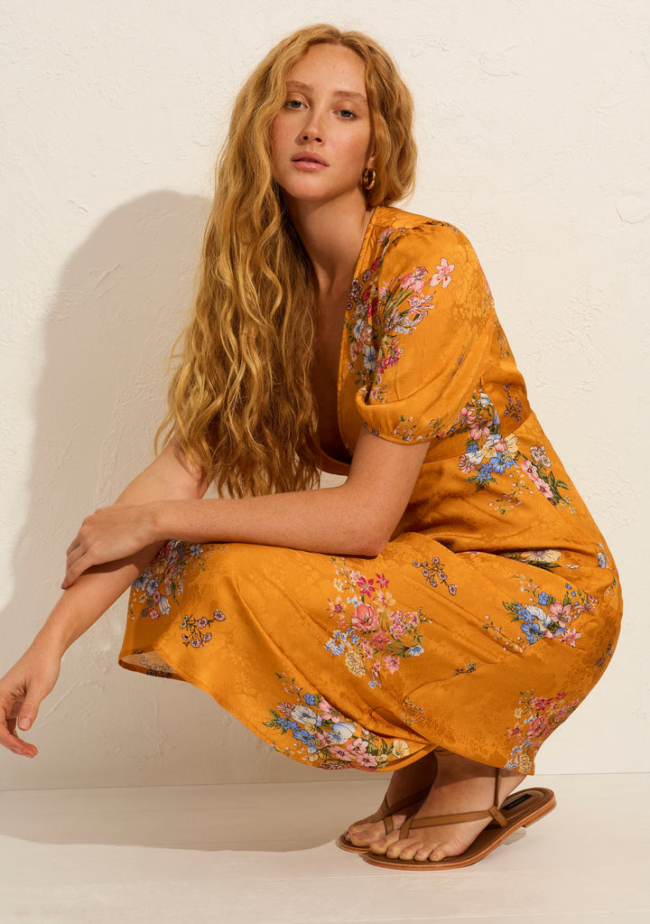 Pamela Midi Dress - Mango Amoure Floral