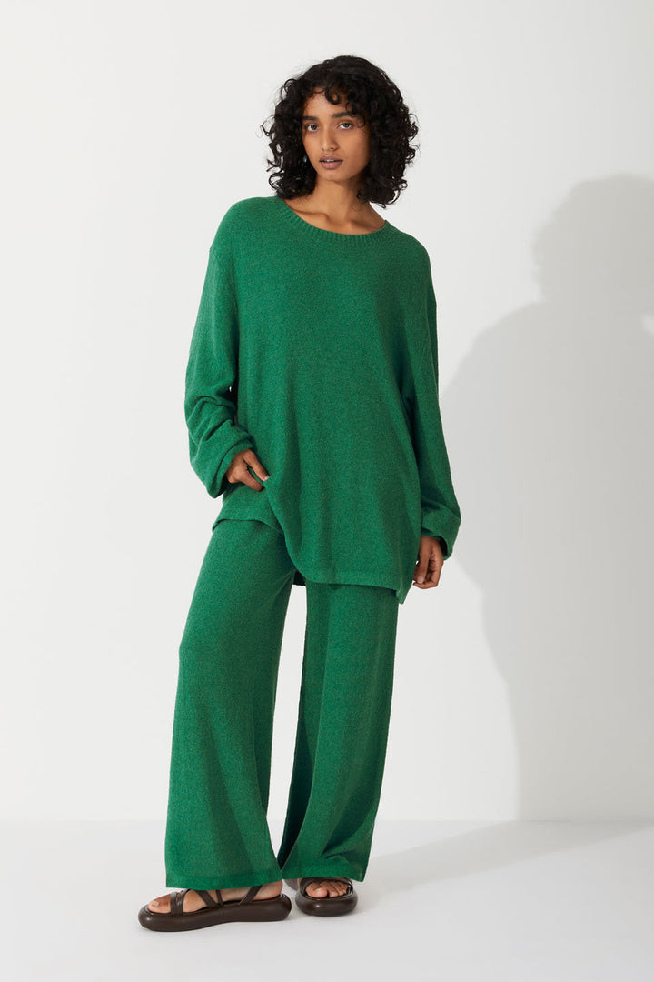 Forest Cotton Wool Knit Pant